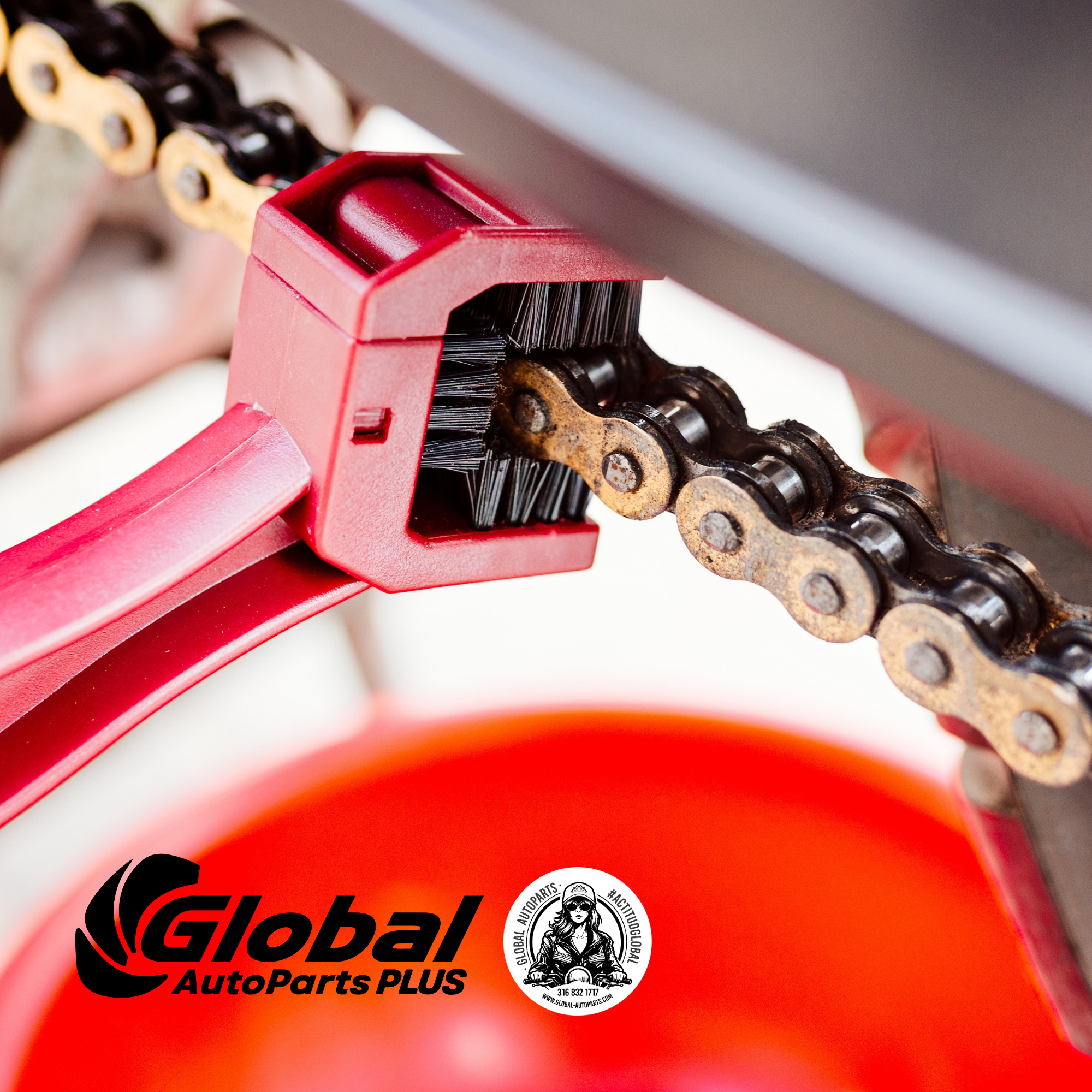 Cepillo de cadena universal para motocicleta de alta calidad – Auto  repuestos Revisa